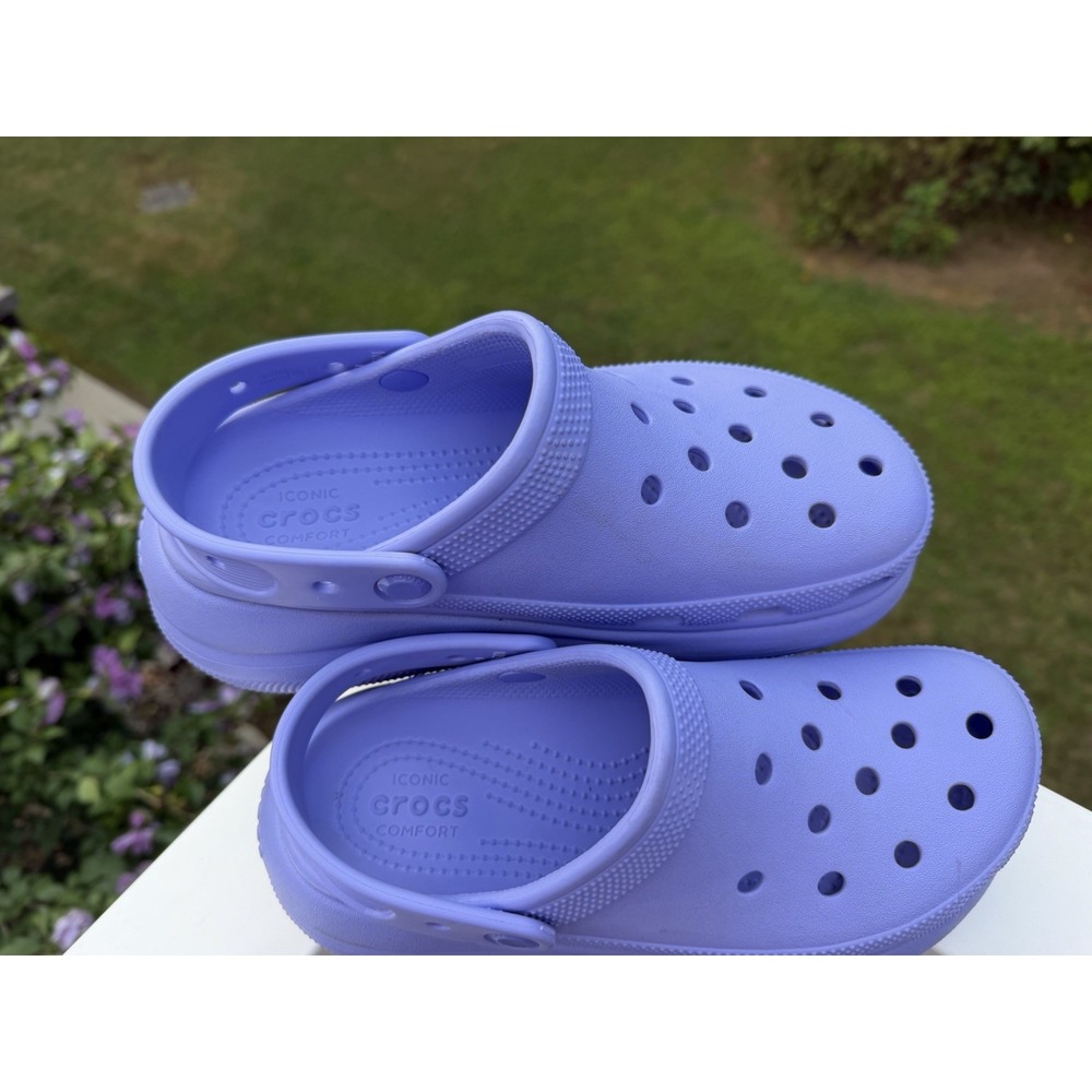 CROCS Lilac Comfort Foam Clogs for Women - Picture 3 of 7